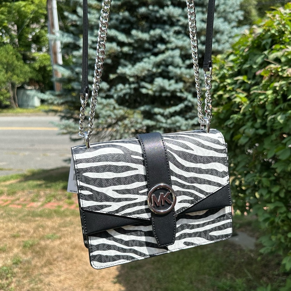 Michael Kors small Zebra Print Crossbody NWT - Picture 2 of 11